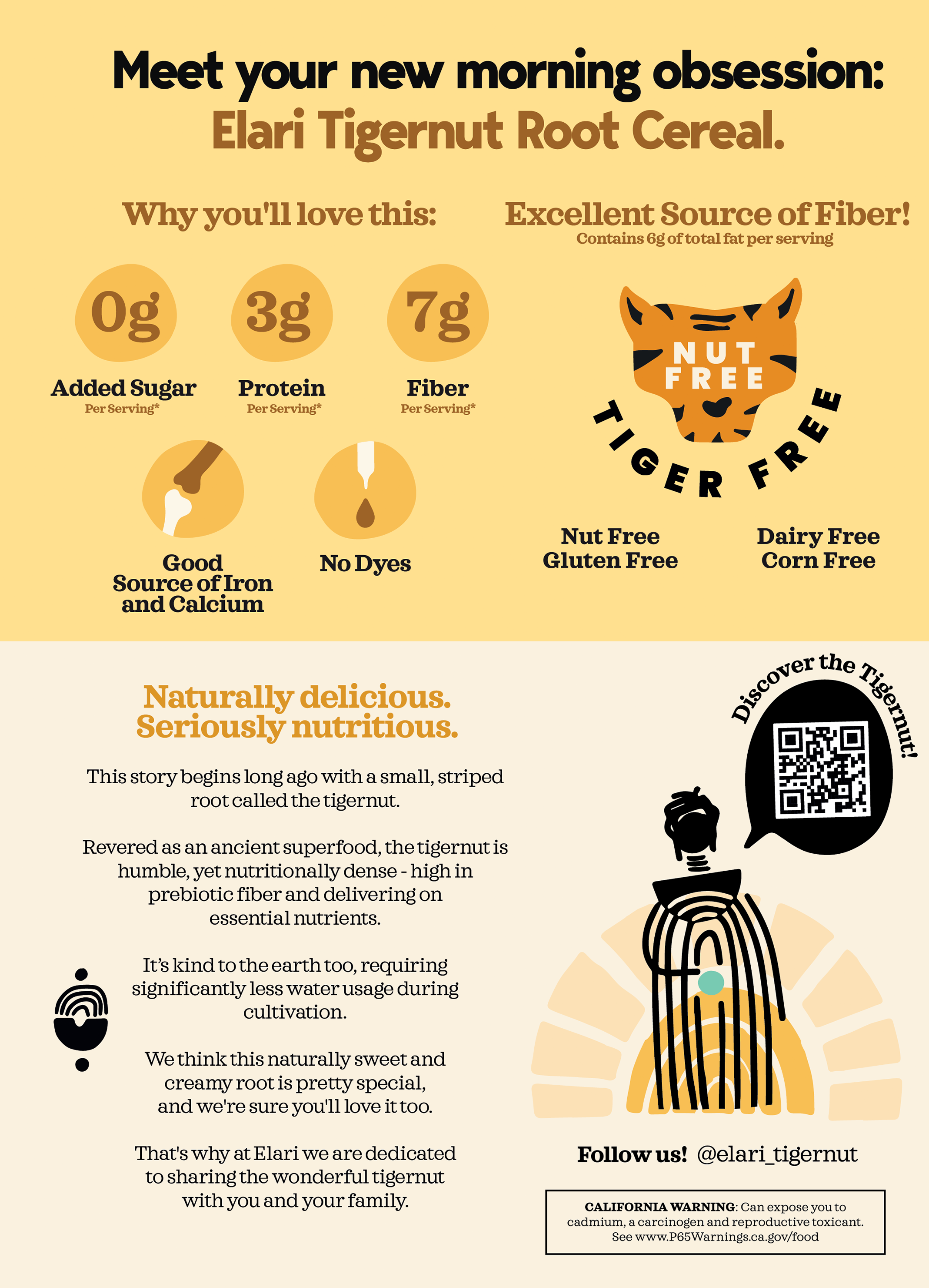 NEW! Elari Tigernut Root Cereal - Bundles