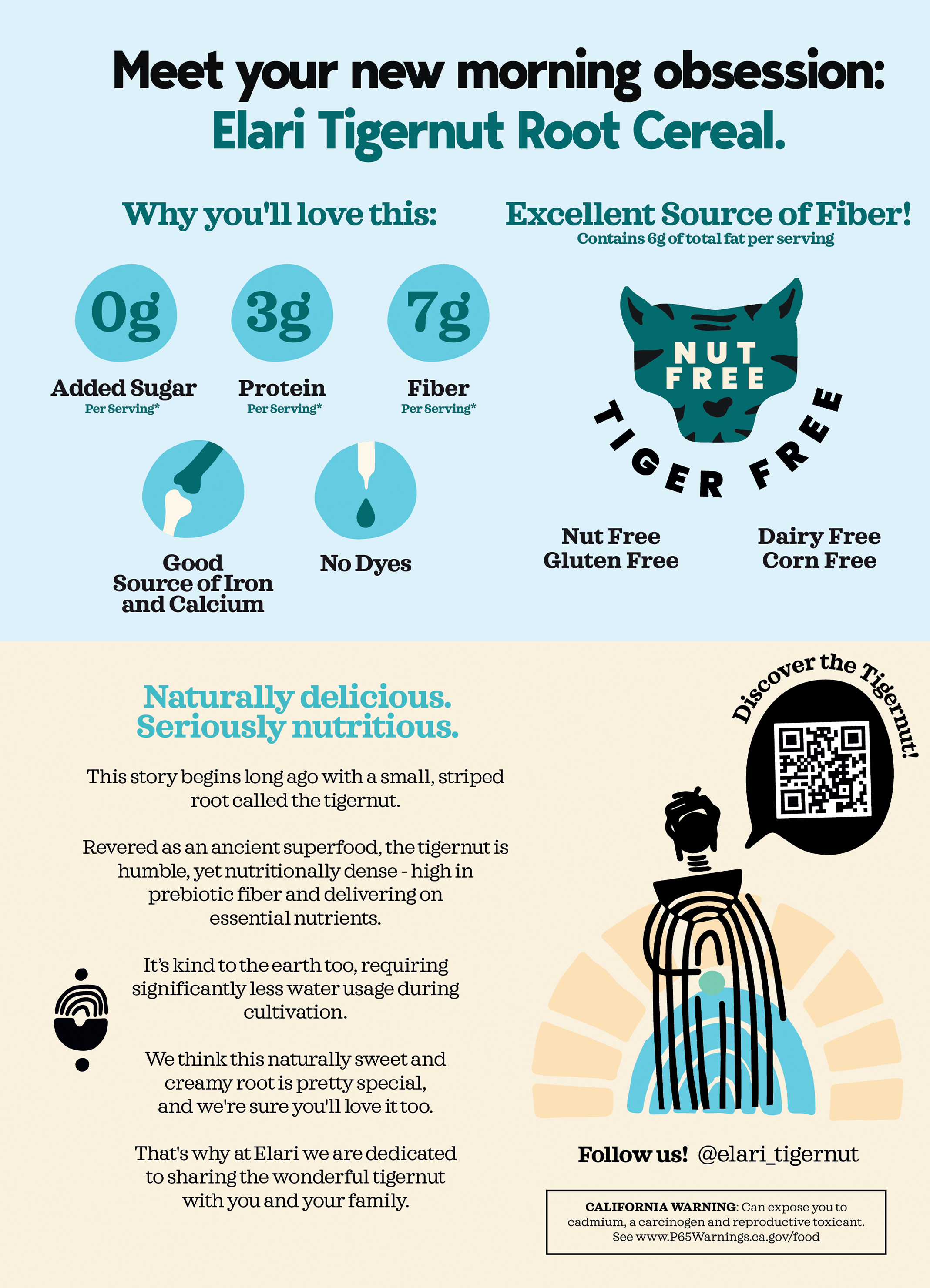 NEW! Elari Tigernut Root Cereal - Bundles