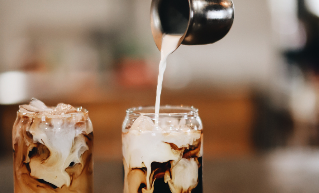 Creamy Tigernut milk in chilled glass