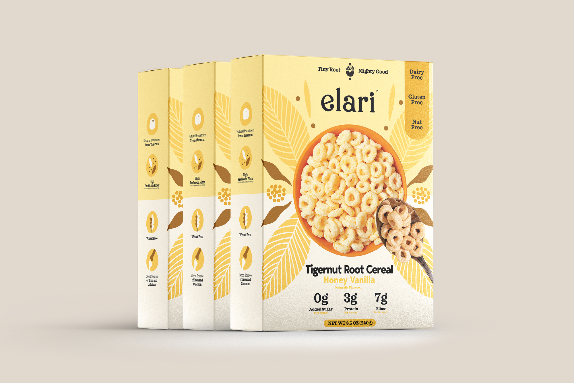 NEW! Elari Tigernut Root Cereal - Honey Vanilla