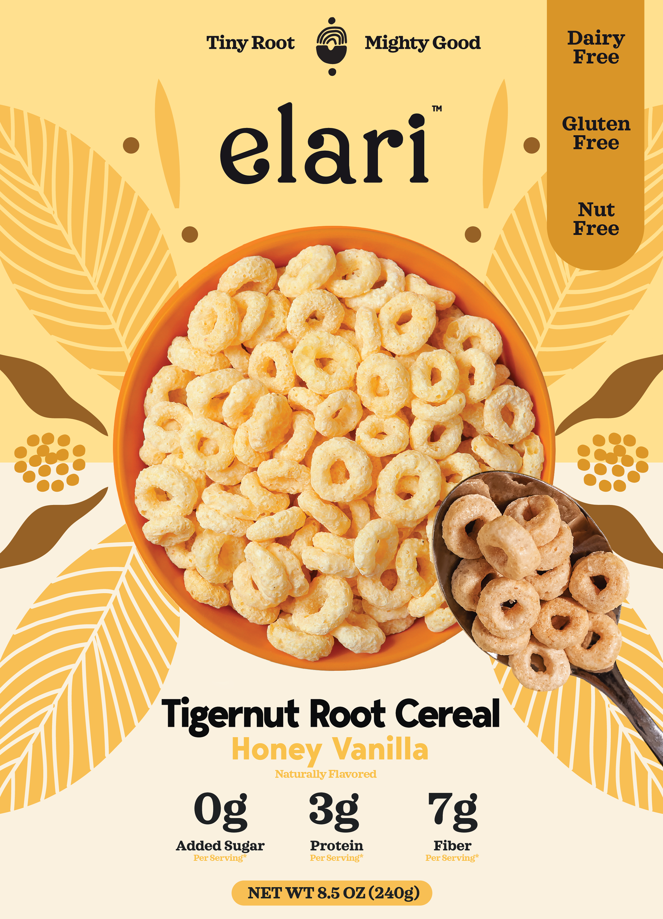 NEW! Elari Tigernut Root Cereal - Honey Vanilla