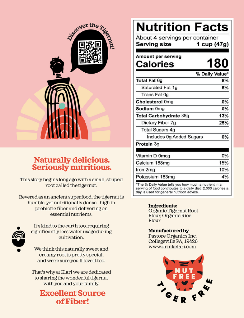 NEW! Elari Tigernut Root Cereal - Original Cereal