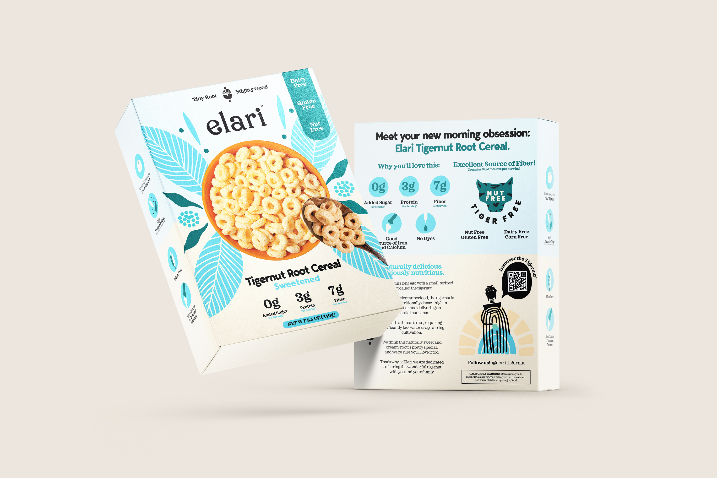 NEW! Elari Tigernut Root Cereal - Sweetened