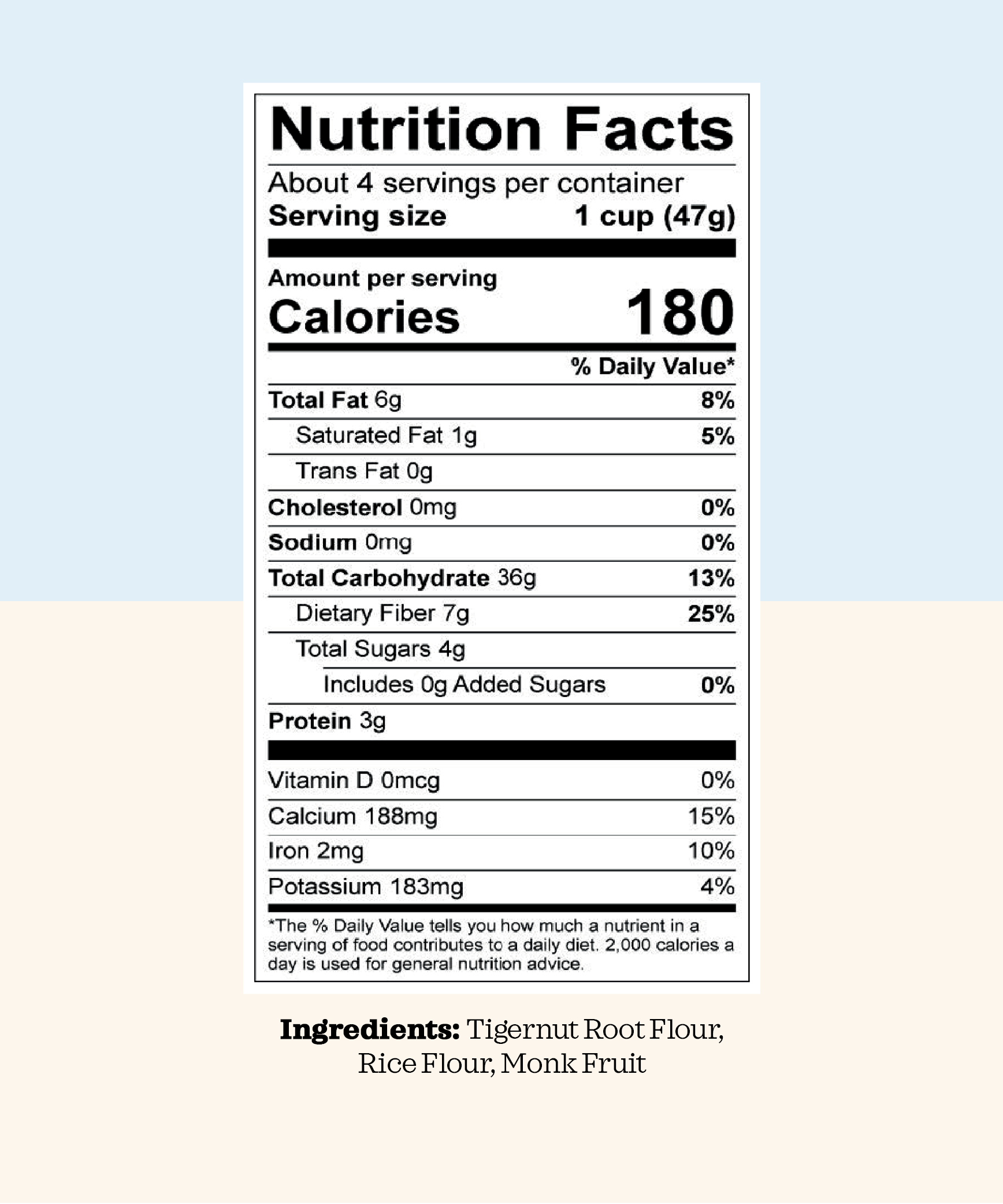 NEW! Elari Tigernut Root Cereal - Sweetened